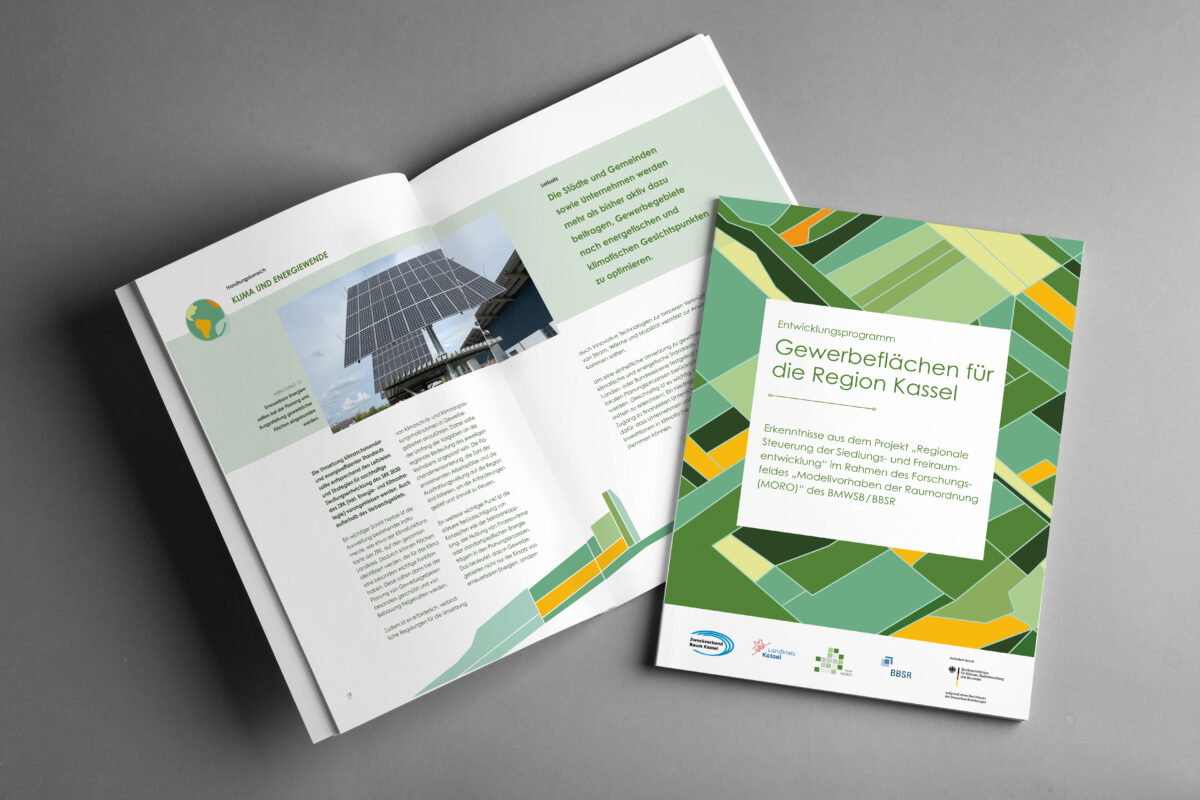 Heft Entwicklungsprogramm Gewerbeflächen für die Region Kassel